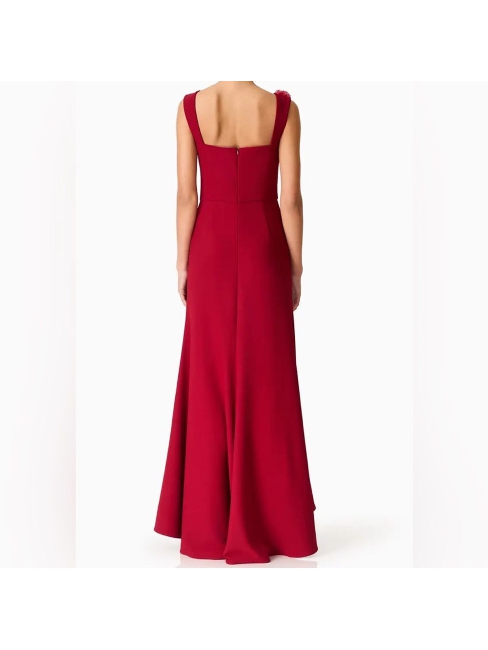 elliatt evanora red wine high low 3d floral applique maxi gown dress 
 NEW - Picture 2 of 7